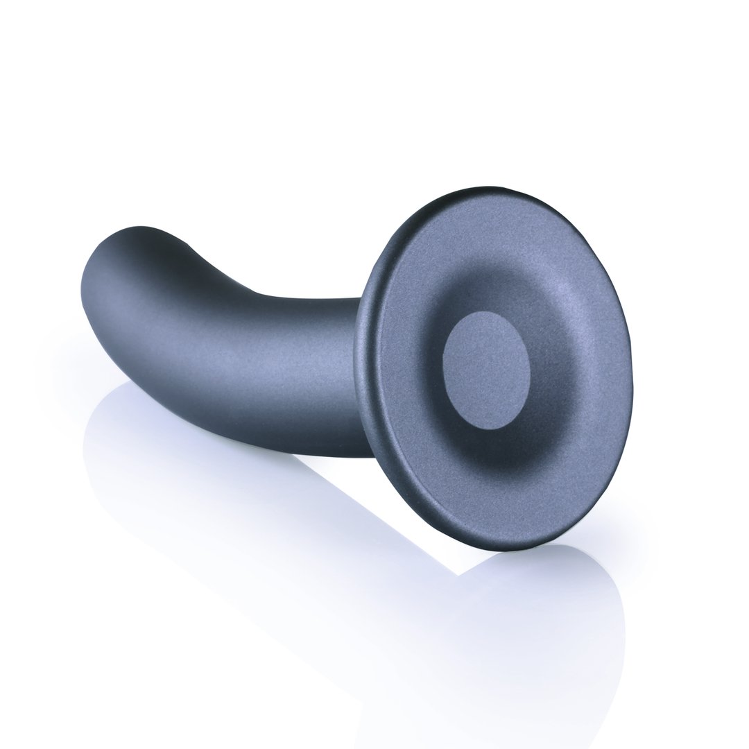 14,5 cm Gladde Silicone G - spot Dildo met Sterke Suction Cup en Metallic Kleur - EroticToyzSiliconen Dildo'sOuch! by Shots