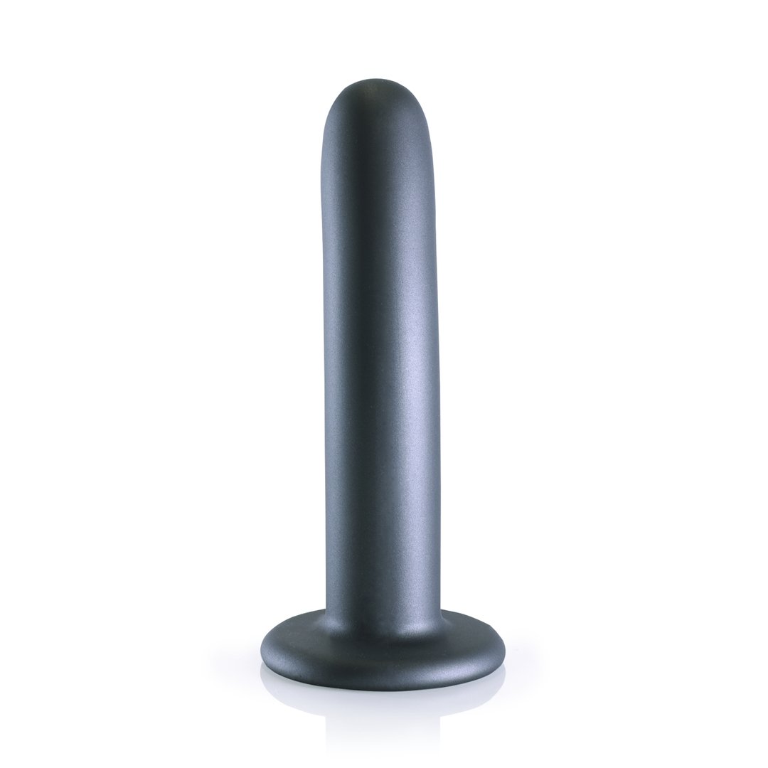 14,5 cm Gladde Silicone G - spot Dildo met Sterke Suction Cup en Metallic Kleur - EroticToyzSiliconen Dildo'sOuch! by Shots