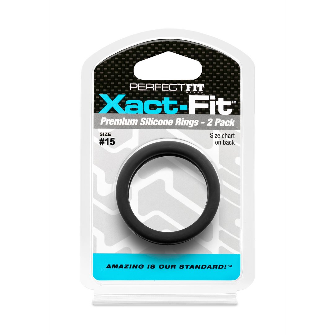 #15 Xact - Fit - Set van 2 Cockringen - EroticToyzProducten,Toys,Toys voor Mannen,Cockringen,,MannelijkPerfectFitBrand