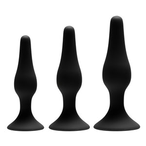 3 Piece Anal Trainer Set for Beginners - EroticToyzButtplugs Anale Dildo's Niet VibrerendXR Brands