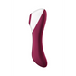 Einsetzbarer Doppelter Air Pulse Vibrator - Weinrot 