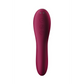 Einsetzbarer Doppelter Air Pulse Vibrator - Weinrot 