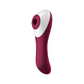 Einsetzbarer Doppelter Air Pulse Vibrator - Weinrot 