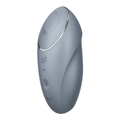 2-in-1 Vibrator - Blauugrau 