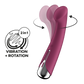 Rotierender G-Punkt Vibrator - Rot 