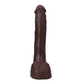 Realistischer Dildo - 25 cm Schokolade 