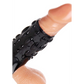 Cock Sleeve mit Textur - 11,40 cm Schwarz 