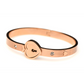 Locking Armband en Sleutel Ketting - Rose Gold