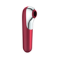 Air Pulse Vibrator Met Dubbele Stimulatie - Rood