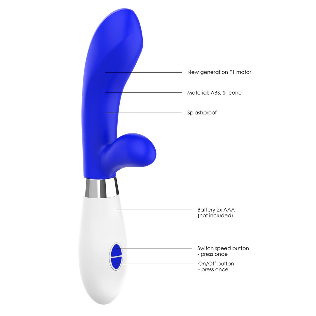 Achilles - Clitoris and Vagina Vibrator - EroticToyzProducten,Toys,Vibrators,Rabbit Vibrators,,VrouwelijkLuminous by Shots