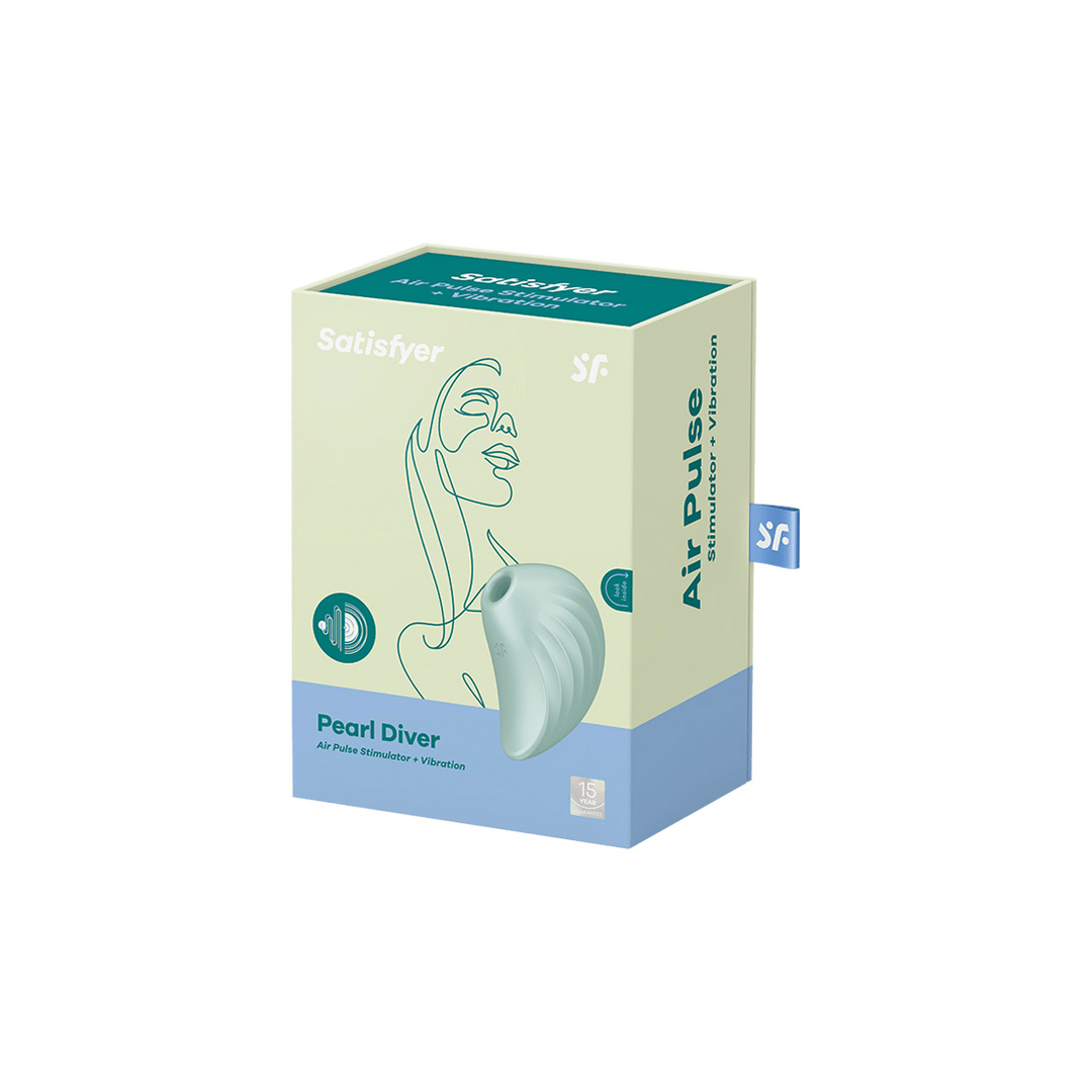 Air Pulse Stimulator - Mint - Pleasureplay Producten,Toys,Vibrators,Clitoris Stimulator,Air Pulse,,GeslachtsneutraalSatisfyer