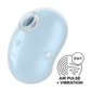 Air Pulse Vibrator - Blauw - Pleasureplay Producten,Toys,Vibrators,Clitoris Stimulator,Air Pulse,,VrouwelijkSatisfyer