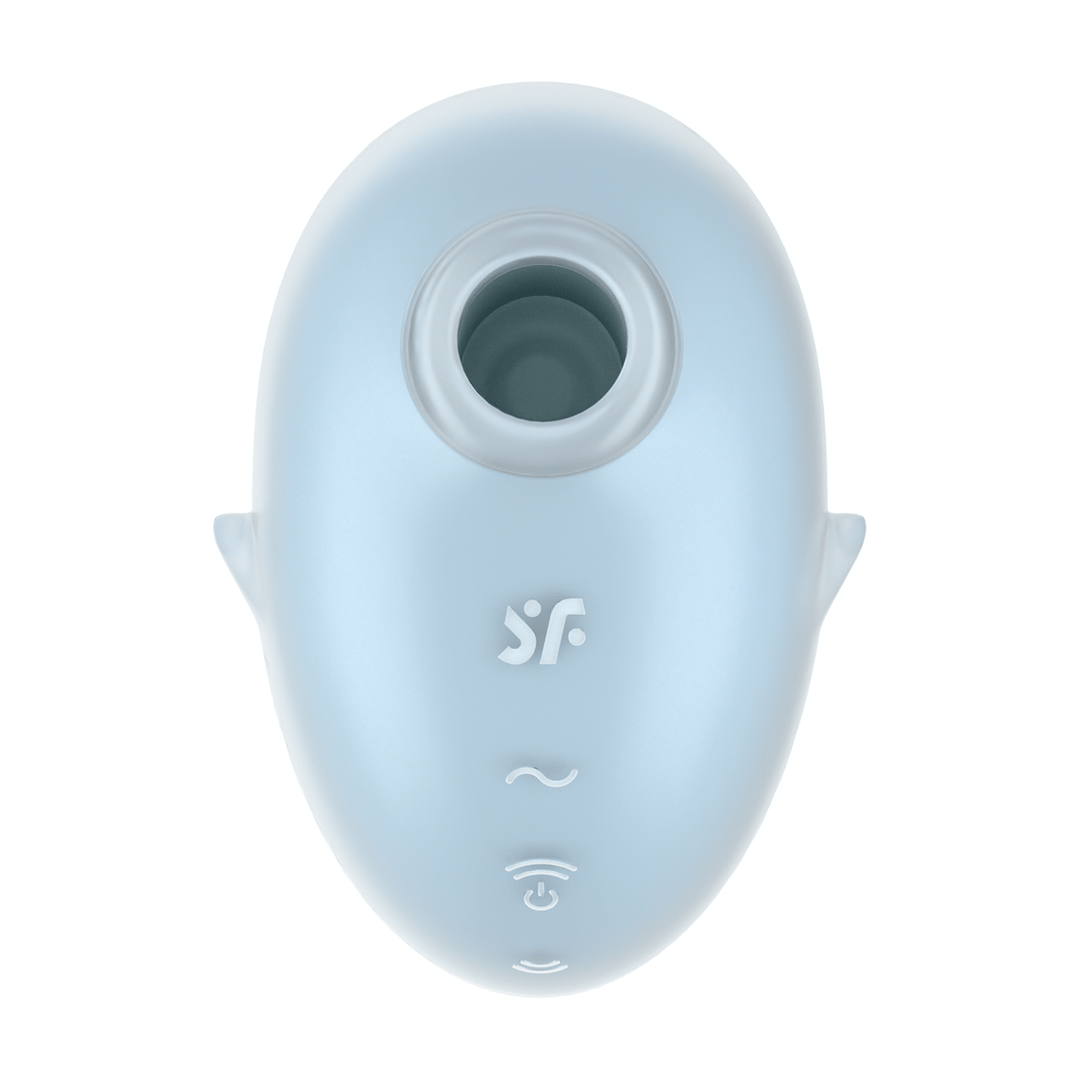 Air Pulse Vibrator - Blauw - Pleasureplay Producten,Toys,Vibrators,Clitoris Stimulator,Air Pulse,,VrouwelijkSatisfyer