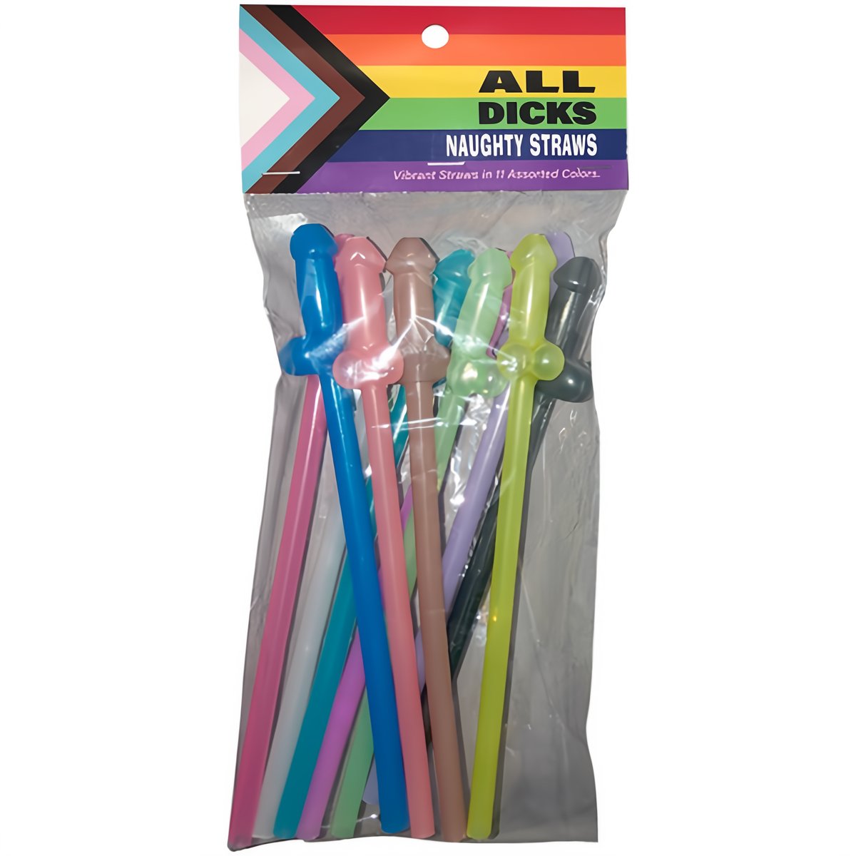 All Dicks Naughty Straws - EroticToyzProducten,Grappige Erotische Gadgets,Feestartikelen,,GeslachtsneutraalKheper Games