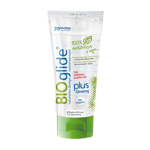 American BIOglide Plus Ginseng Vegan Glijmiddel 100 ml - Transparant - EroticToyzGlijmiddelen op WaterbasisJoydivision