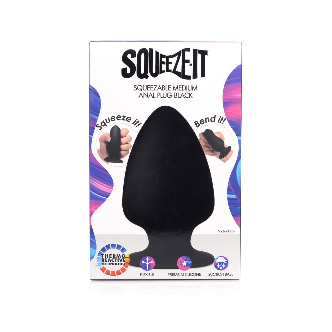 Anaal Plug Met Zuignap - Medium Zwart - EroticToyzButtplugs Anale Dildo's Niet VibrerendXR Brands