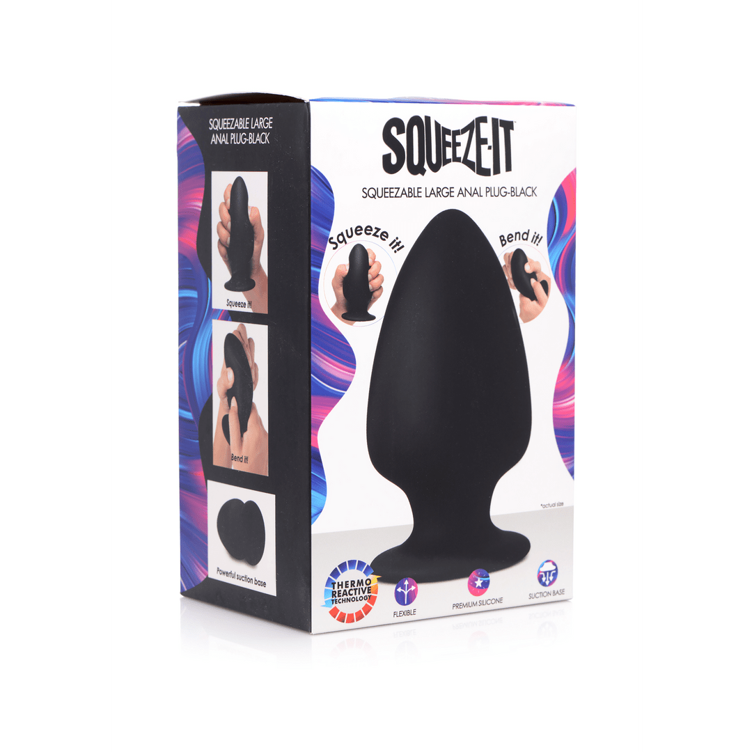 Anale Plug met Zuignap - Zwart Large - Pleasureplay Buttplugs Anale Dildo's Niet VibrerendXR Brands
