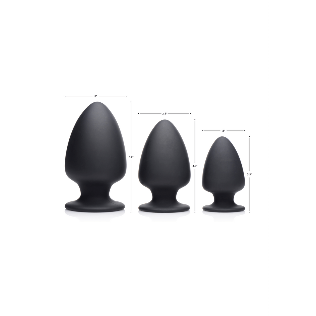 Anale Plug met Zuignap - Zwart Large - Pleasureplay Buttplugs Anale Dildo's Niet VibrerendXR Brands