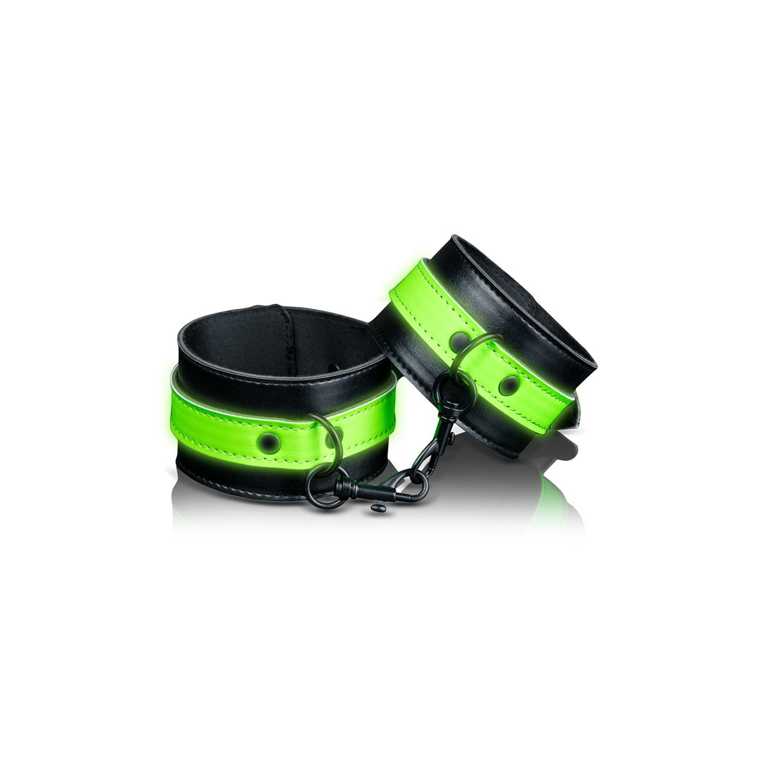 Ankle cuffs - Glow in the Dark - EroticToyzProducten,Toys,Fetish,Boeien,Enkelboeien,,GeslachtsneutraalOuch! by Shots