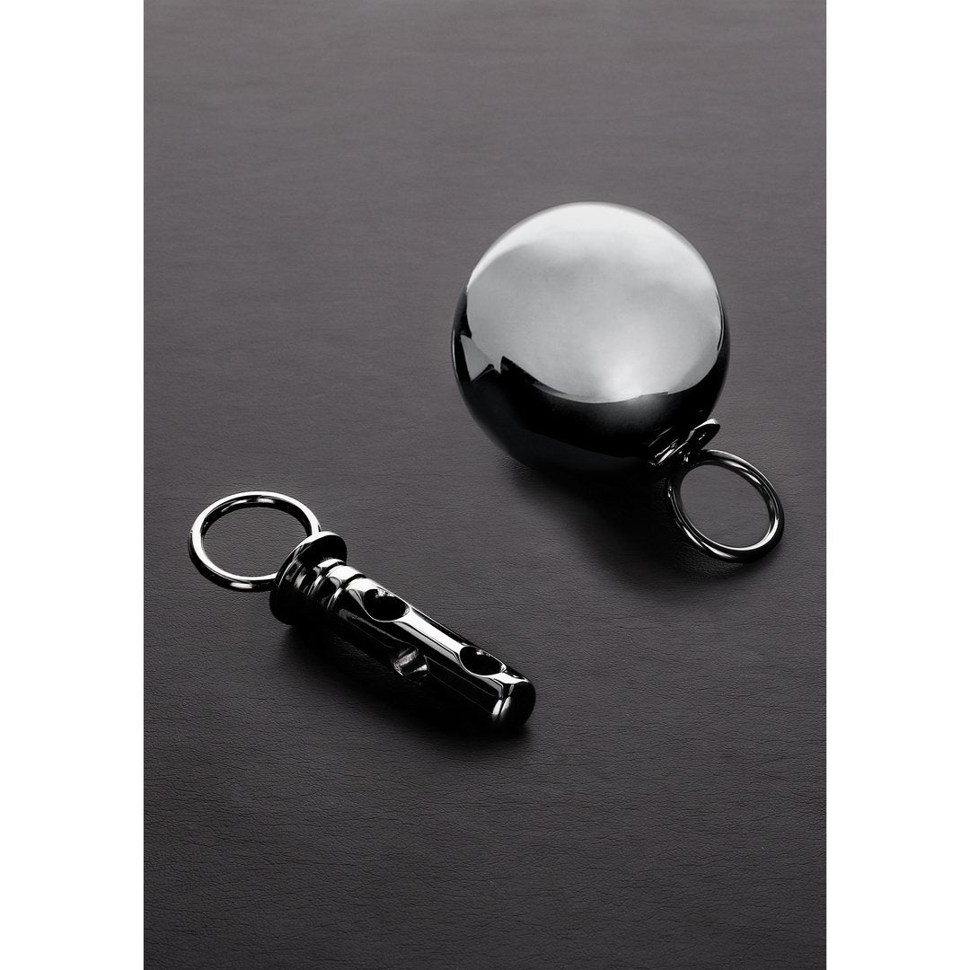 Auto Bondage Ice Ball Lock - EroticToyzProducten,Toys,Fetish,Fetish - Accessoires,,GeslachtsneutraalSteel by Shots