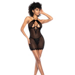 Babydoll Met Wimperkant - Zwart S - EroticToyzBabydollsMapalé