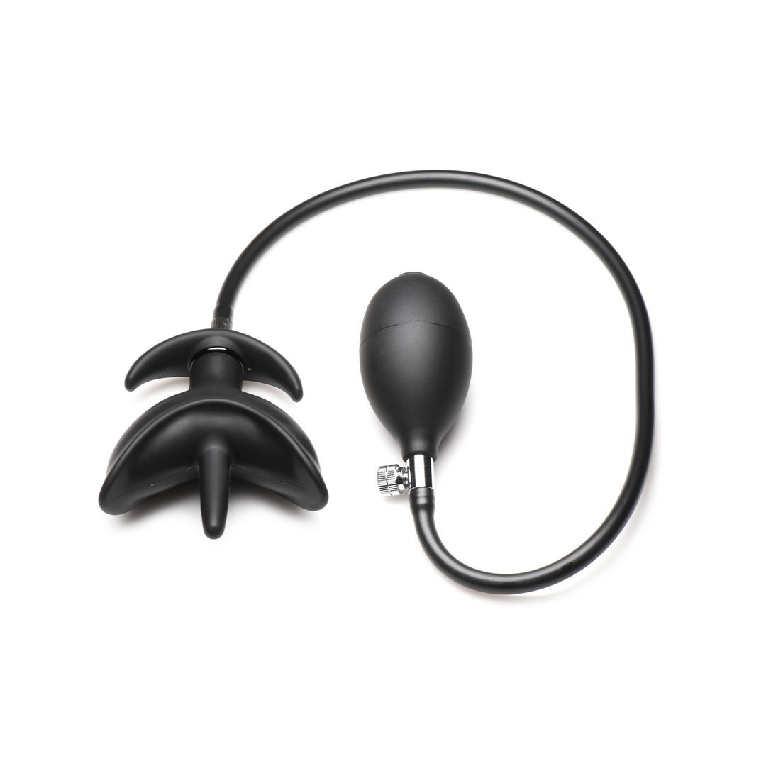 Bad Buoy Anchor Inflatable Silicone Anal Plug Black - EroticToyzOpblaasbaarXR Brands