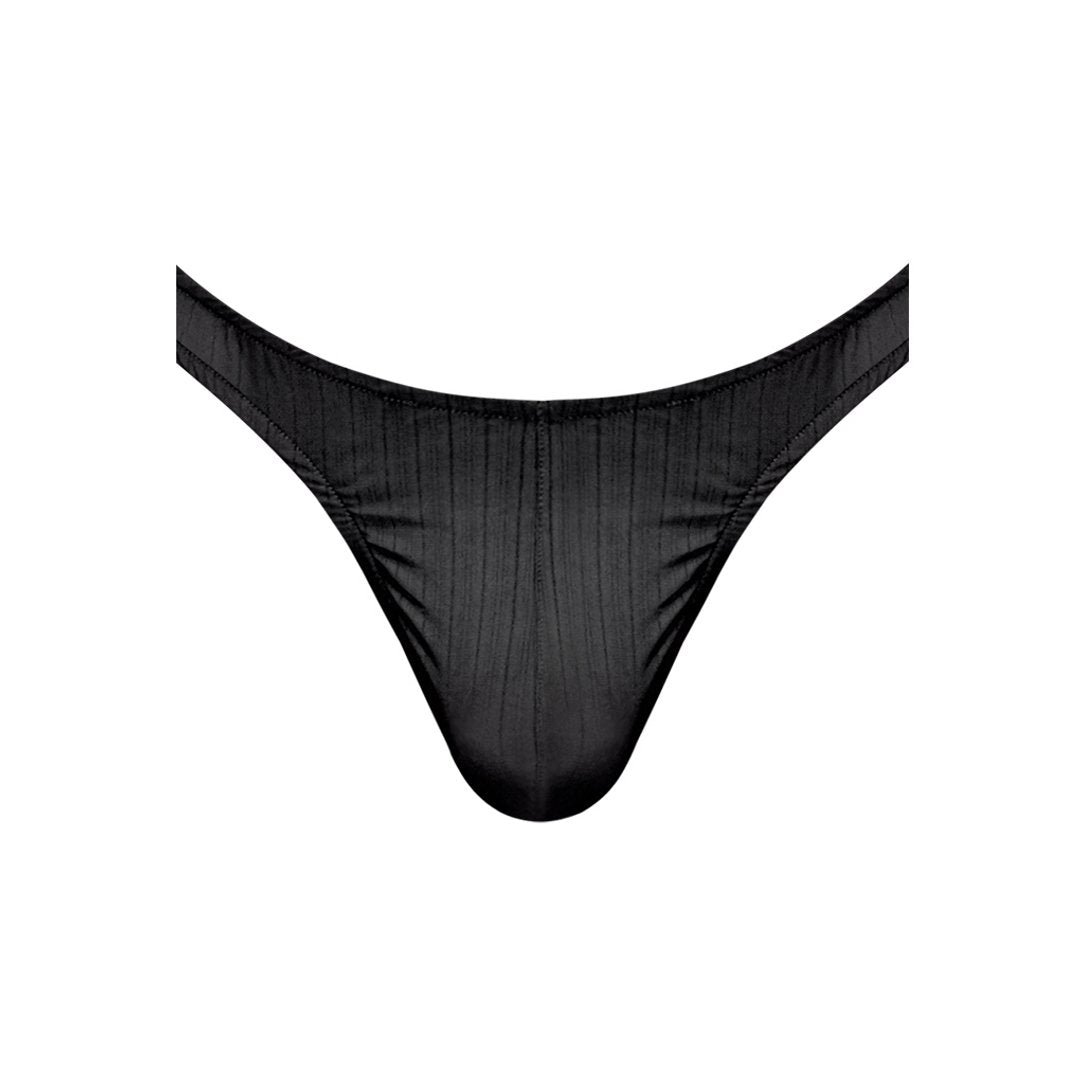 Barely There Bong Thong - M - Black - EroticToyzProducten,Lingerie,Lingerie voor Hem,Strings,Outlet,,MannelijkMale Power