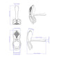Draagbare Vibrator - Fluweel Paars - Pleasureplay Luxe VibratorZalo