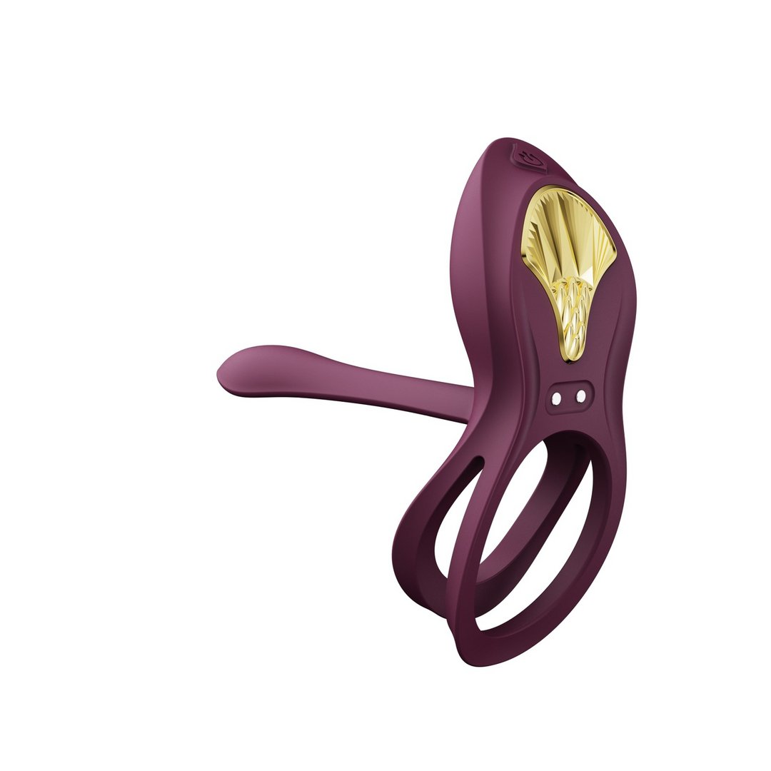 Draagbare Vibrator - Fluweel Paars - Pleasureplay Luxe VibratorZalo