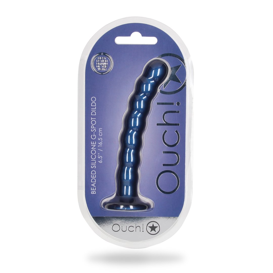 Beaded Silicone G - 16,5 cm - EroticToyzProducten,Toys,Dildos,Siliconen Dildo's,,Ouch! by Shots