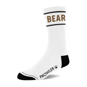 Bear Socks White/Brown - EroticToyzSokkenProwler Red