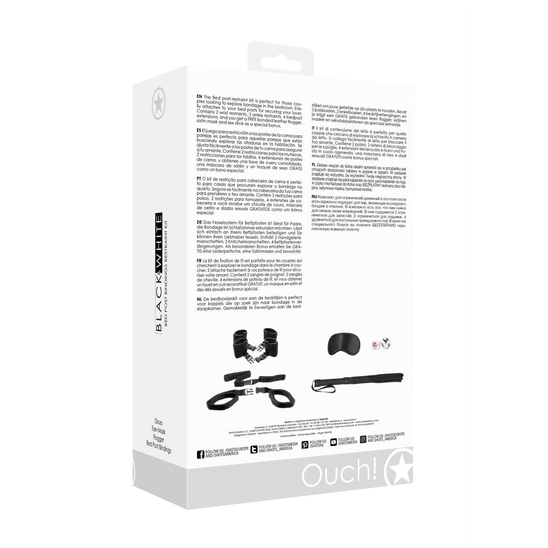 Bed Post Bindings Restraint Kit - EroticToyzProducten,Toys,Fetish,Restraints,,GeslachtsneutraalOuch! by Shots