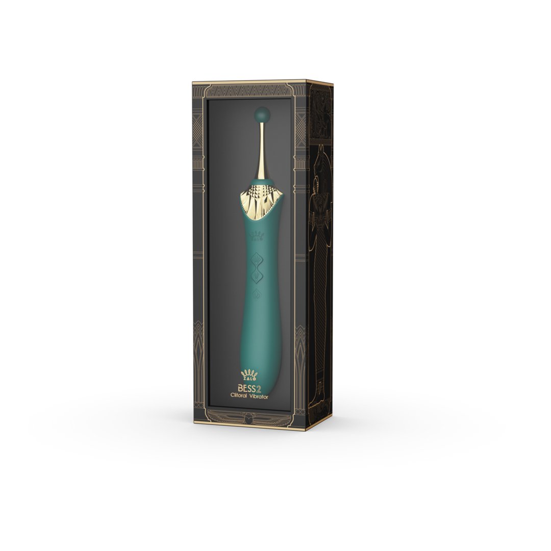 Bess 2 - Clitoral Vibrator - Turquoise Green - EroticToyzProducten,Toys,Vibrators,Clitoris Stimulator,Tip Vibrator,Luxe Vibrator,,GeslachtsneutraalZalo