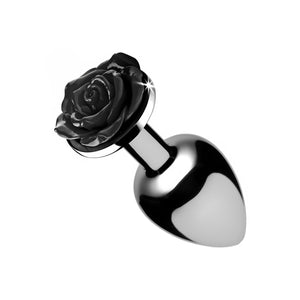 Black Rose - Butt Plug - Medium - EroticToyzProducten,Toys,Anaal Toys,Buttplugs Anale Dildo's,Buttplugs Anale Dildo's Niet Vibrerend,,GeslachtsneutraalXR Brands