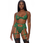 Blooming Season - Lingerie Set - XL - EroticToyzProducten,Lingerie,Lingerie voor Haar,3 - Delige Set,Outlet,,VrouwelijkForplay