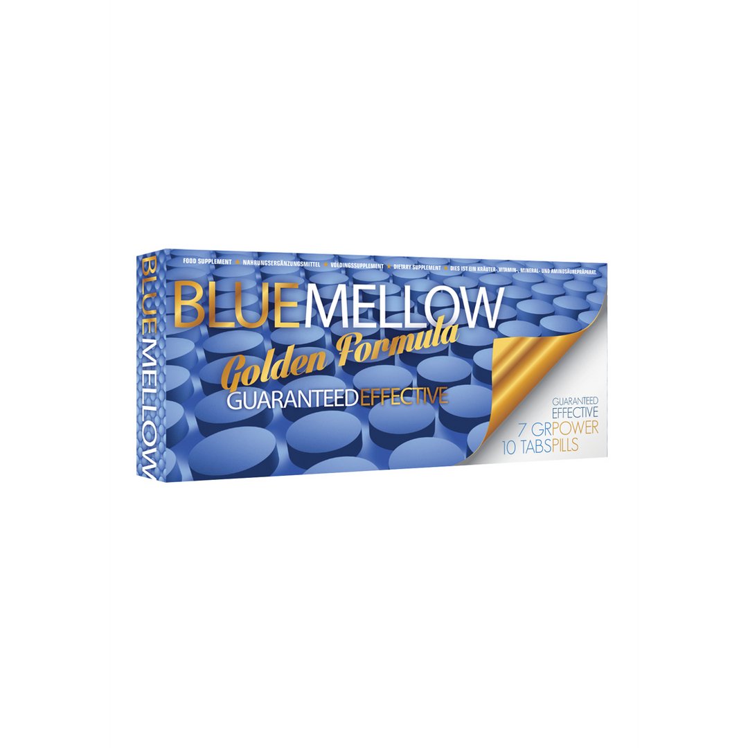 Blue Mellow - Stimulating Capsules - EroticToyzProducten,Veilige Seks, Verzorging Hulp,Stimulerende Middelen,Pillen en Supplementen,,MannelijkPharmquests by Shots