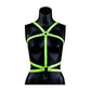 Bodyharnas - XL Fluorescerend Groen - Pleasureplay HarnassenOuch! by Shots