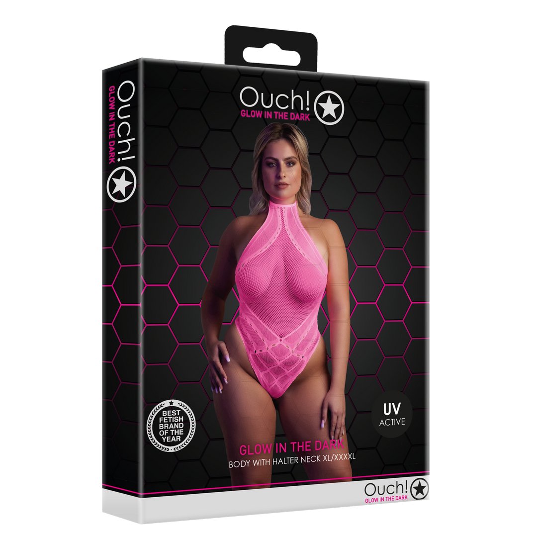 Body with Halter Neck - EroticToyzProducten,Lingerie,Lingerie voor Haar,Bodysuits Teddies,,Ouch! by Shots