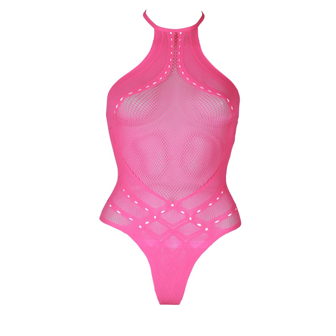 Body with Halter Neck - EroticToyzProducten,Lingerie,Lingerie voor Haar,Bodysuits Teddies,,Ouch! by Shots