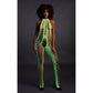 Bodystocking Met Halternek - Neonroze/Neongroen - Pleasureplay BodystockingsOuch! by Shots
