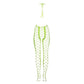 Bodystocking Met Halternek - Neonroze/Neongroen - Pleasureplay BodystockingsOuch! by Shots