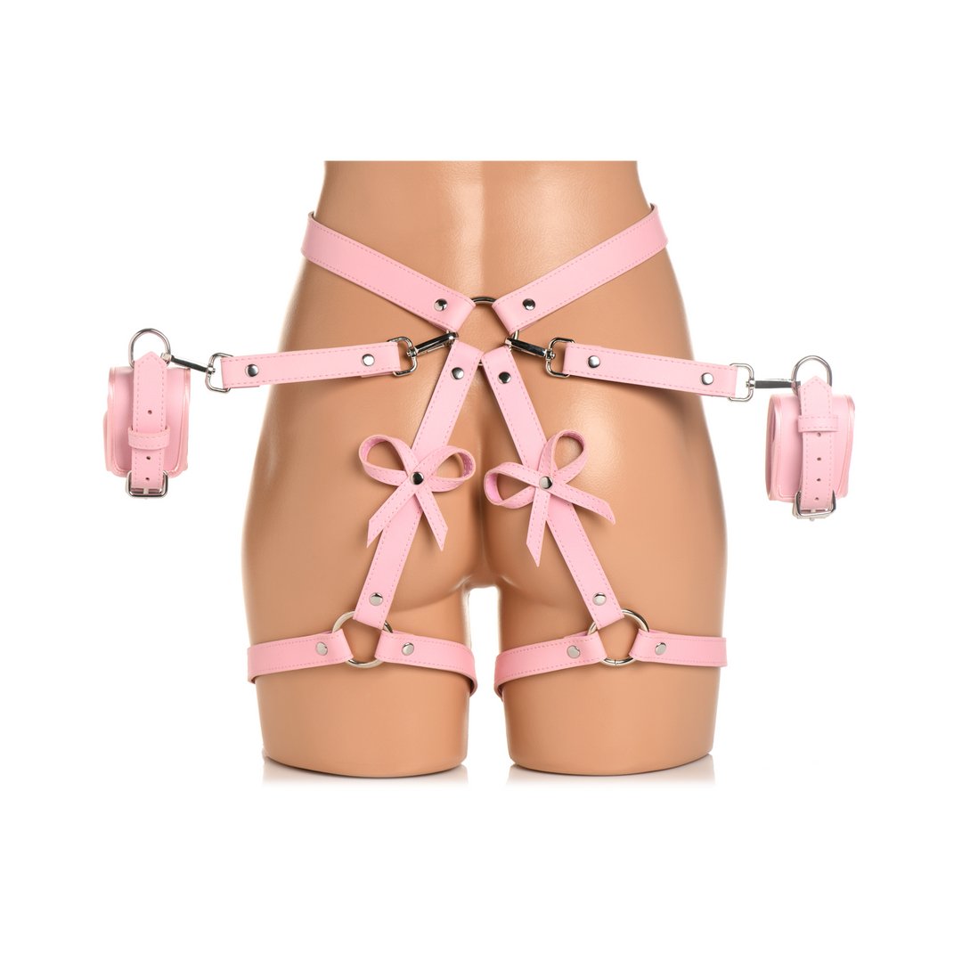 Bondage Harness with Bows - 2XL - Pink - EroticToyzProducten,Toys,Fetish,Harnassen,Restraints,Nieuwe Producten,,GeslachtsneutraalXR Brands