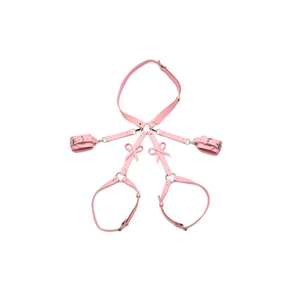 Bondage Harness with Bows - 2XL - Pink - EroticToyzProducten,Toys,Fetish,Harnassen,Restraints,Nieuwe Producten,,GeslachtsneutraalXR Brands