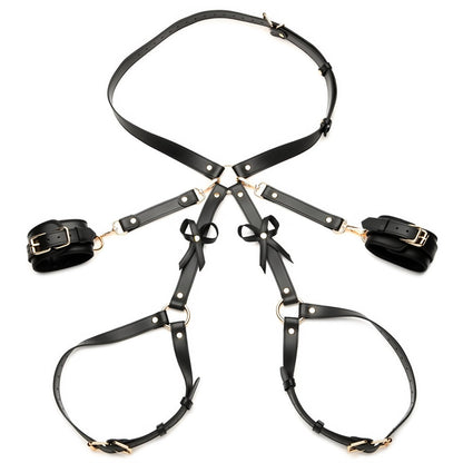 Bondage Harness with Bows - L - Black - EroticToyzProducten,Toys,Fetish,Harnassen,Restraints,,GeslachtsneutraalXR Brands