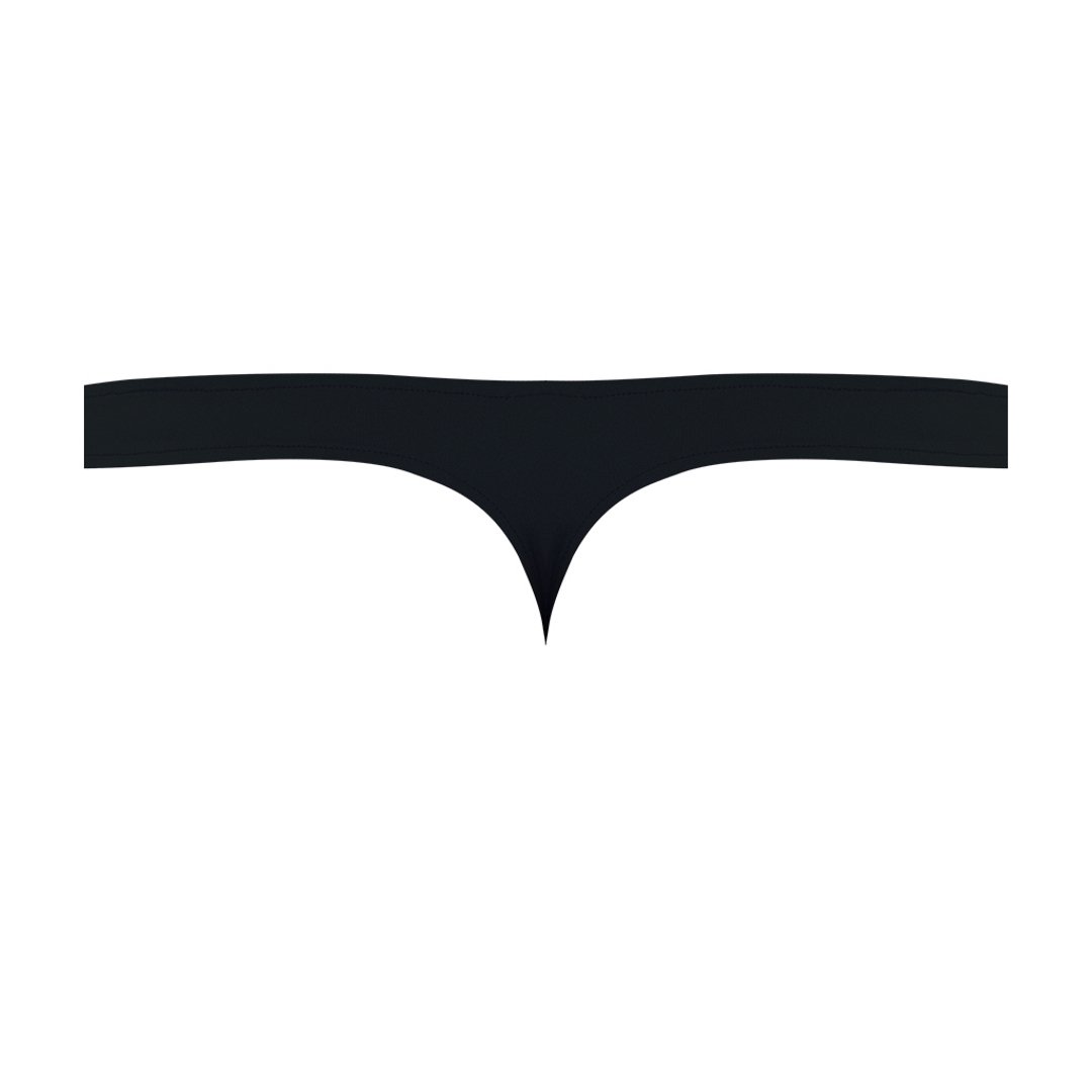 Bong Thong - M - Black - EroticToyzProducten,Lingerie,Lingerie voor Hem,Strings,,MannelijkMale Power