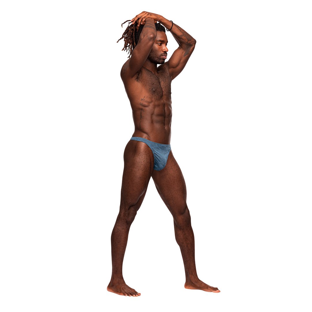 Bong V Thong - XL - Blue - EroticToyzProducten,Lingerie,Lingerie voor Hem,Strings,,MannelijkMale Power