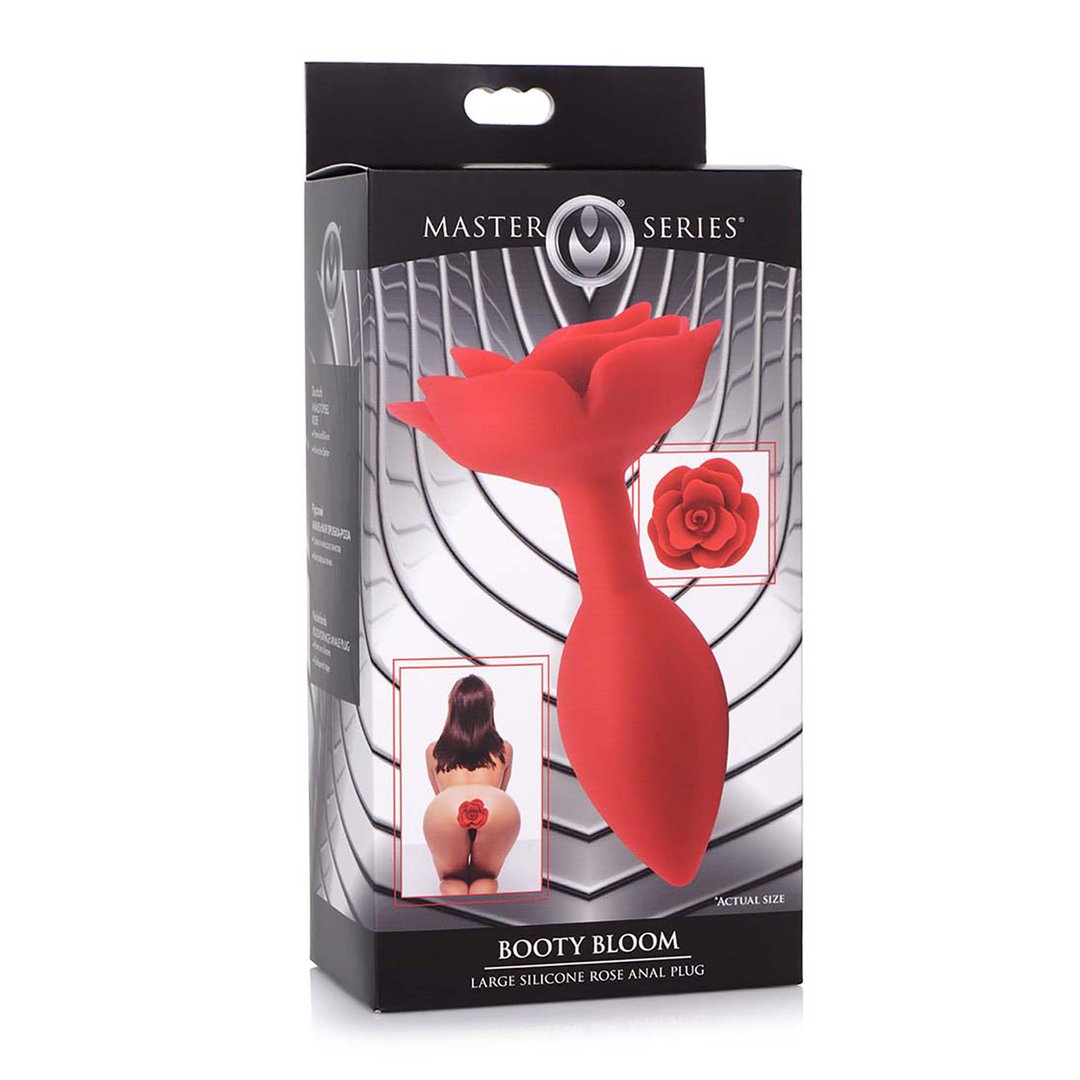 Booty Bloom - Silicone Rose Anal Plug - Red - EroticToyzProducten,Toys,Anaal Toys,Buttplugs Anale Dildo's,Buttplugs Anale Dildo's Niet Vibrerend,,GeslachtsneutraalXR Brands