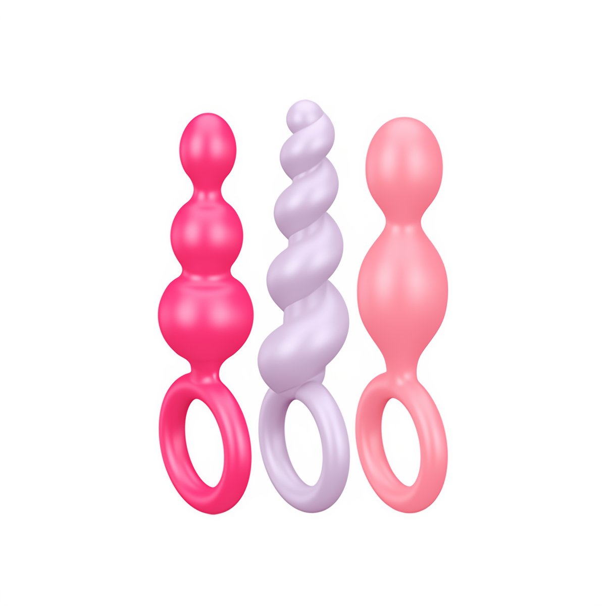 Booty Call - Butt Plug Set - EroticToyzProducten,Toys,Anaal Toys,Buttplugs Anale Dildo's,Buttplugs Anale Dildo's Niet Vibrerend,,GeslachtsneutraalSatisfyer