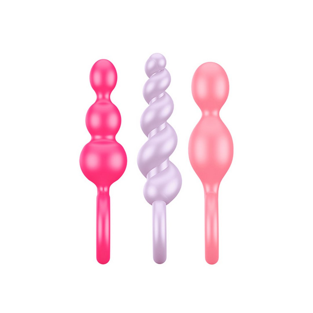 Booty Call - Butt Plug Set - EroticToyzProducten,Toys,Anaal Toys,Buttplugs Anale Dildo's,Buttplugs Anale Dildo's Niet Vibrerend,,GeslachtsneutraalSatisfyer