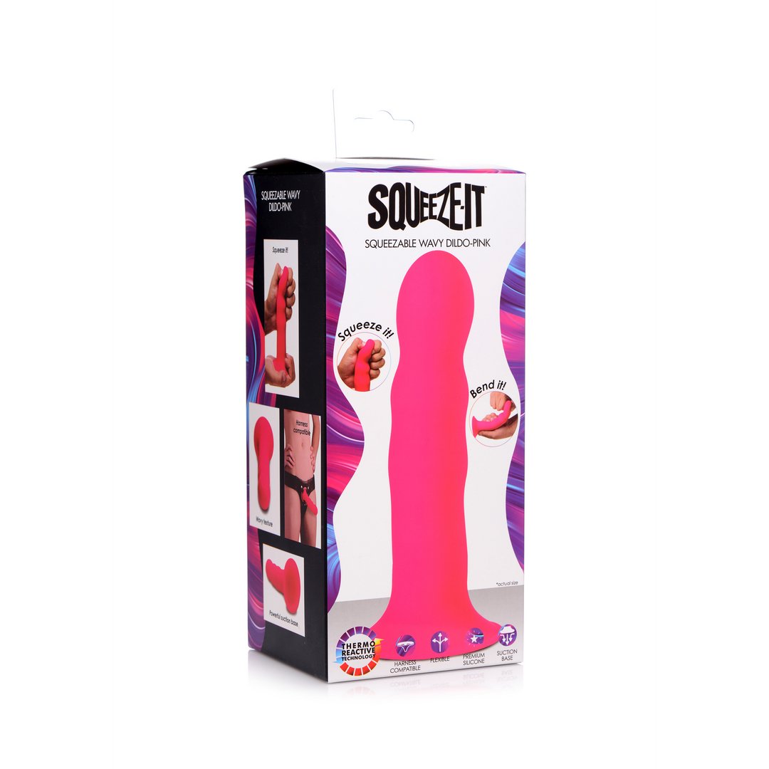 Buigzame Golvende Dildo met Zuignap en Harnascompatibiliteit - EroticToyzRealistische Dildo'sXR Brands